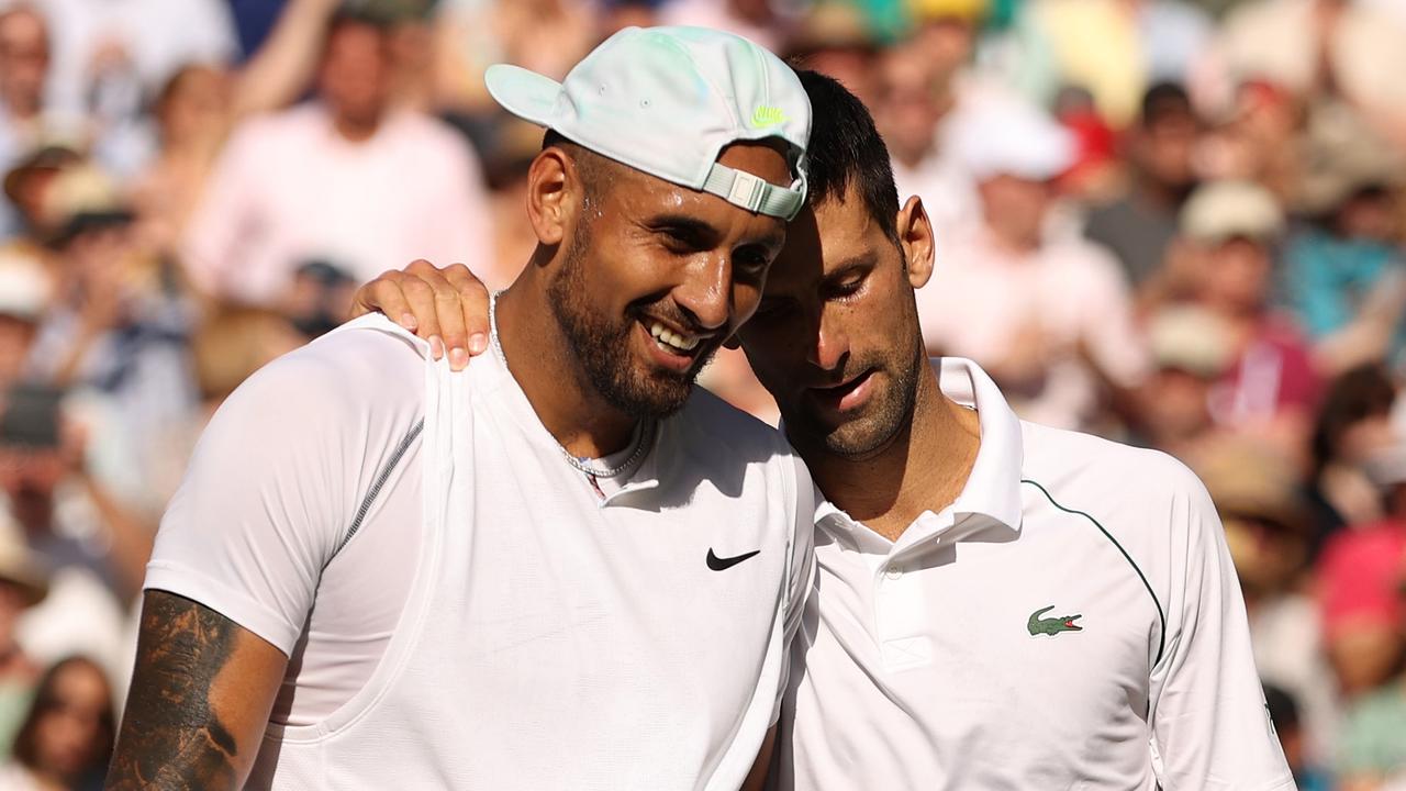 Was a pretty tough match for both men. Photo by Ryan Pierse/Getty Images