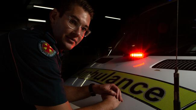 Murgon Ambulance Officer Damien Sparks. Picture: Dominic Elsome