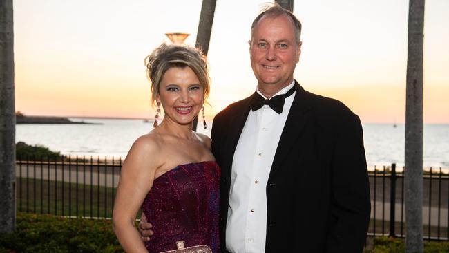 Phil Grice and Belinda Grice at the 2024 Darwin Turf Club Gala Ball. Picture: Pema Tamang Pakhrin