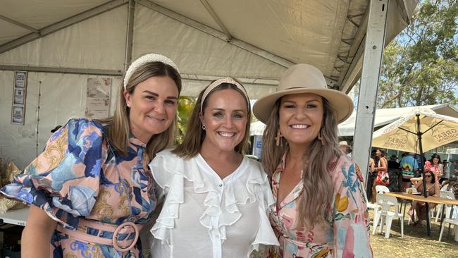 Racegoers at the Torbanlea Picnic Races.