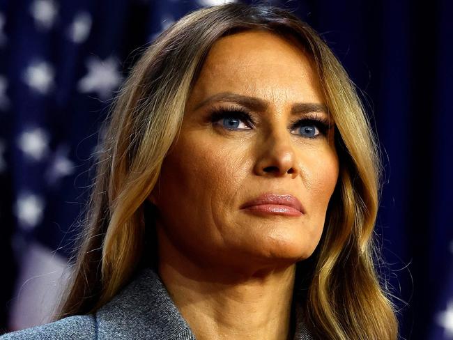 WEST PALM BEACH, FLORIDA - NOVEMBER 06: Former first lady Melania Trump looks on during an election night event for Republican presidential nominee, former U.S. President Donald Trump at the Palm Beach Convention Center on November 06, 2024 in West Palm Beach, Florida. Americans cast their ballots today in the presidential race between Republican nominee former President Donald Trump and Vice President Kamala Harris, as well as multiple state elections that will determine the balance of power in Congress.   Chip Somodevilla/Getty Images/AFP (Photo by CHIP SOMODEVILLA / GETTY IMAGES NORTH AMERICA / Getty Images via AFP)