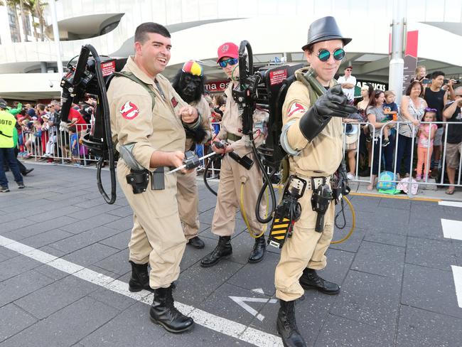 Pictured during the Superhero parade at Broadbeach as part of Supanova . Pic Mike Batterham