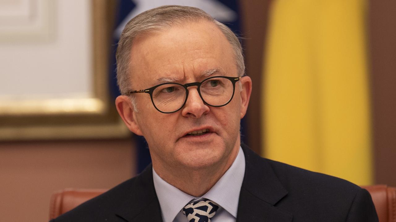 Prime Minister Anthony Albanese has lashed out at gas generators. Picture: NCA NewsWire / Martin Ollman