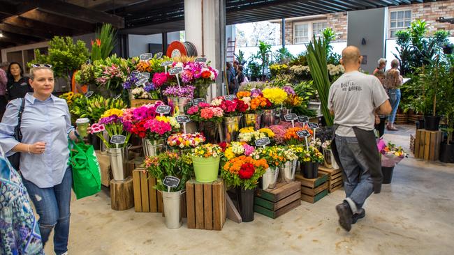 Fresh flowers on sale at Harris Farm Markets at Lindfield.