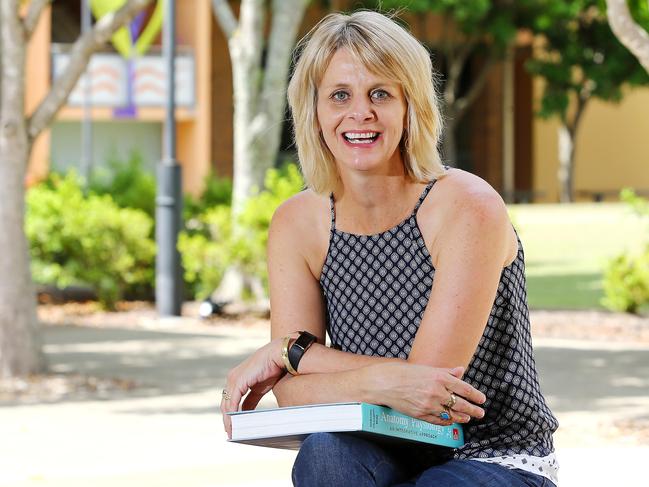 Thousands of new students will start their first year of uni at GriffithÕs Logan campus next week including mature age student Wendy Pinder, who hopes to finally pursue a career in nursing. Picture: Peter Cronin