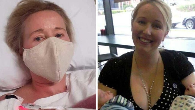 The mum has been diagnosed with "terminal" endometriosis. Picture: Supplied