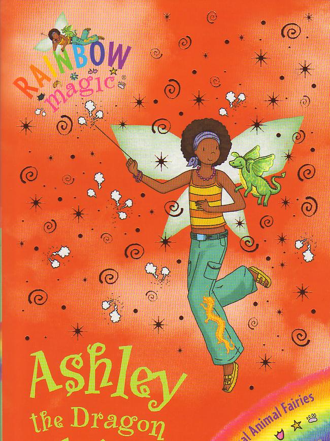  ''Ashley the Dragon Fairy'' by Daisy Meadows is among the most borrowed. 