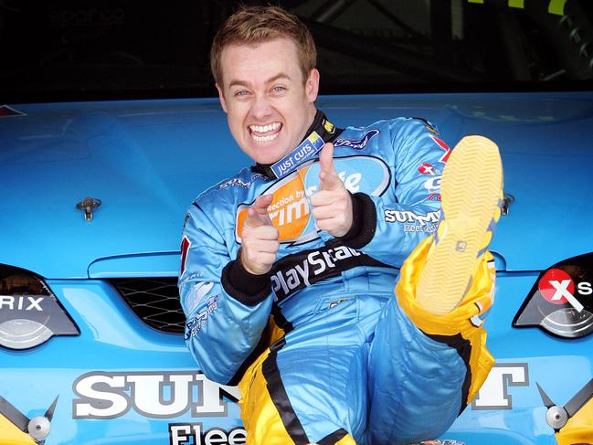 Denyer is a keen race car driver. Picture: Supplied