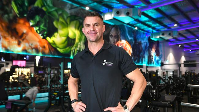 Mr James is aiming Fitness Cartel at the middle of the market, between muscle gyms and those catering to occasional, recreational users. Picture: John Gass