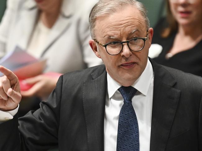 CANBERRA, AUSTRALIA, NewsWire Photos. AUGUST 10, 2023: Prime Minister Anthony Albanese during Question Time at Parliament House in Canberra. Picture: NCA NewsWire / Martin Ollman