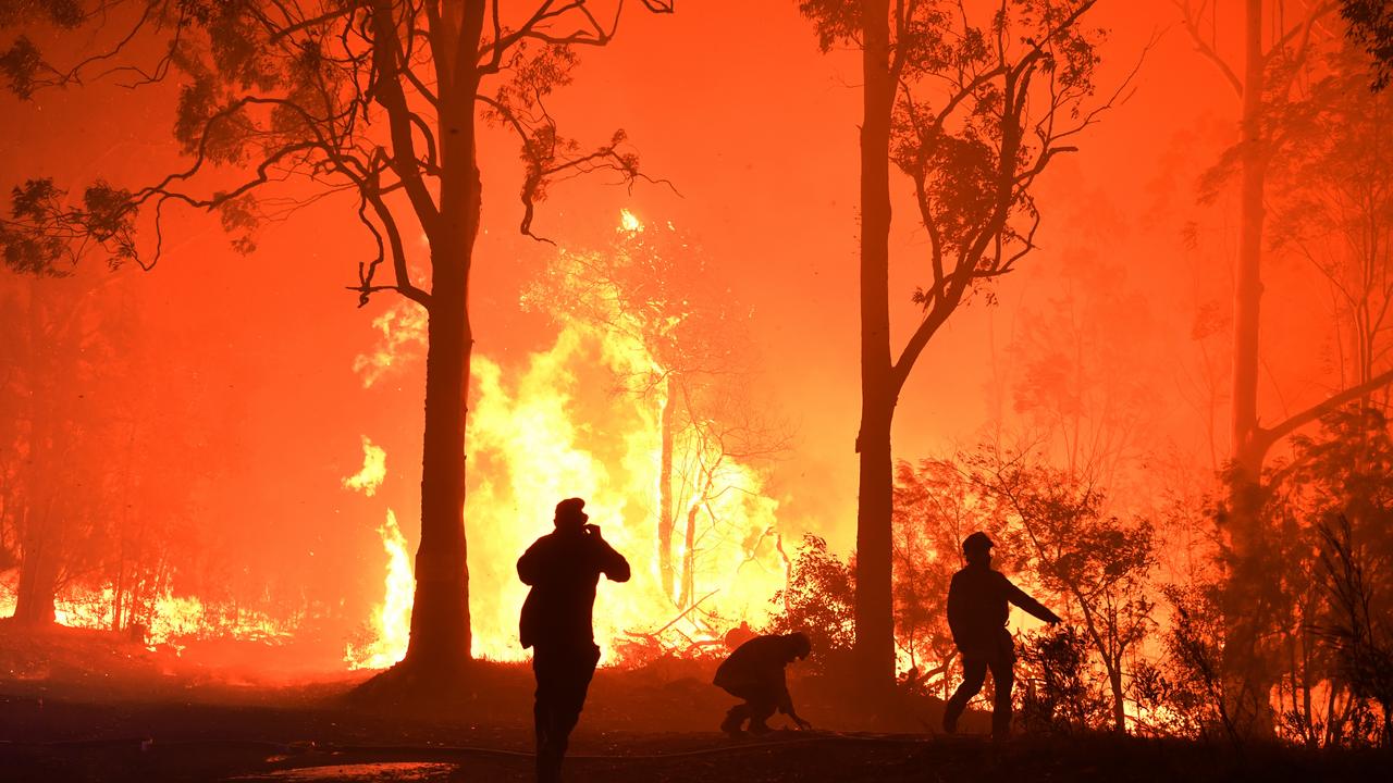 Around 110 fires are still burning in NSW Picture: AAP Image/Dean Lewins