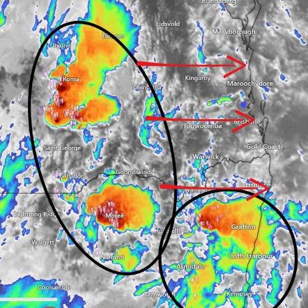 storms are forecast to hit seq