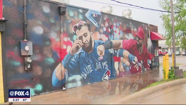 Arlington mural of Rougned Odor’s famous punch will be allowed to stay ...