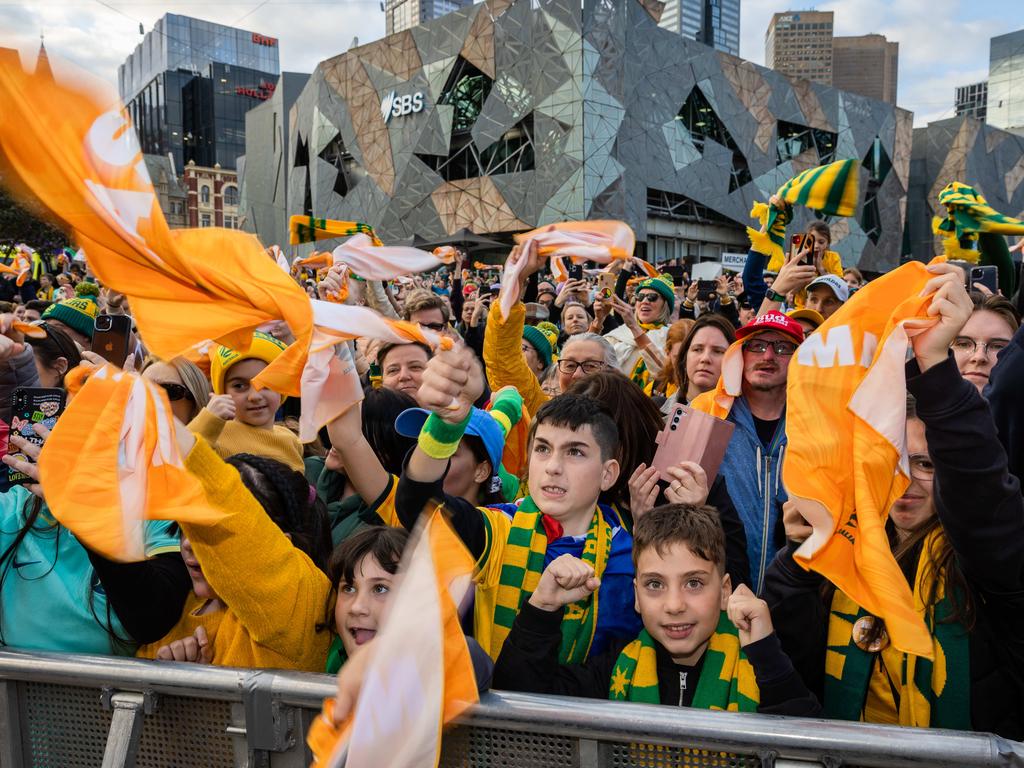 The Matildas have attracted huge numbers to their games. Picture: Jason Edwards