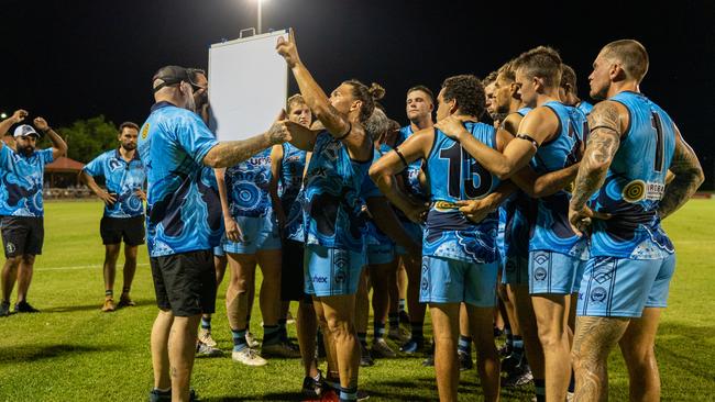 The Darwin Buffaloes in the 2024-25 NTFL season. Picture: Tymunna Clements / AFLNT Media