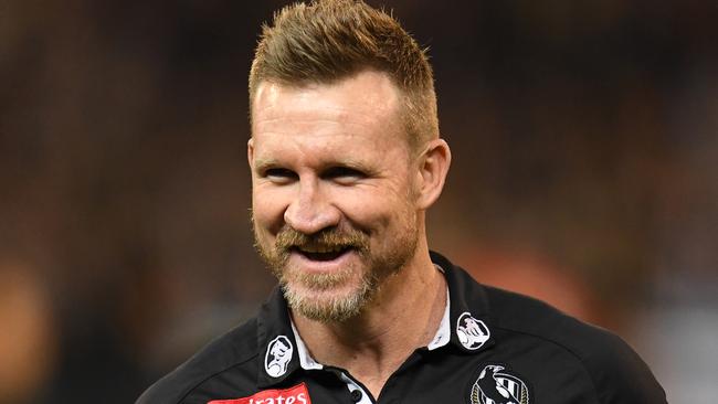 Nathan Buckley is the AFL coach of the year. Picture: AAP