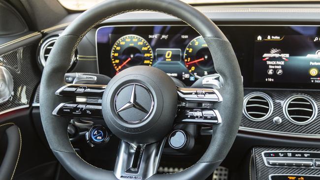 The E63 is loaded with cutting edge tech.