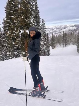 Rebecca Vallance in Aspen as seen in social media posts.