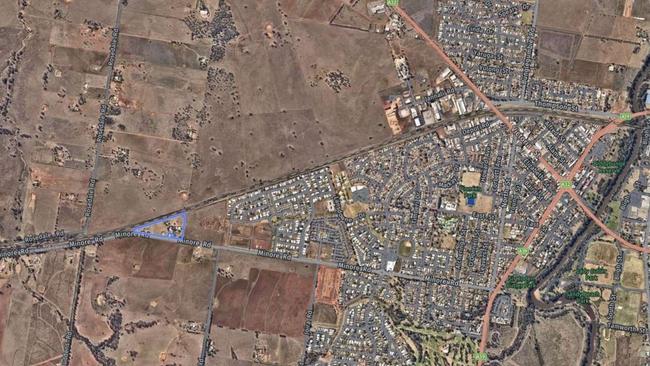 A development application lodged by Ozilands before Dubbo Regional Council, proposing to subdivide 4.8ha west of Dubbo’s CBD. Photo: Supplied.