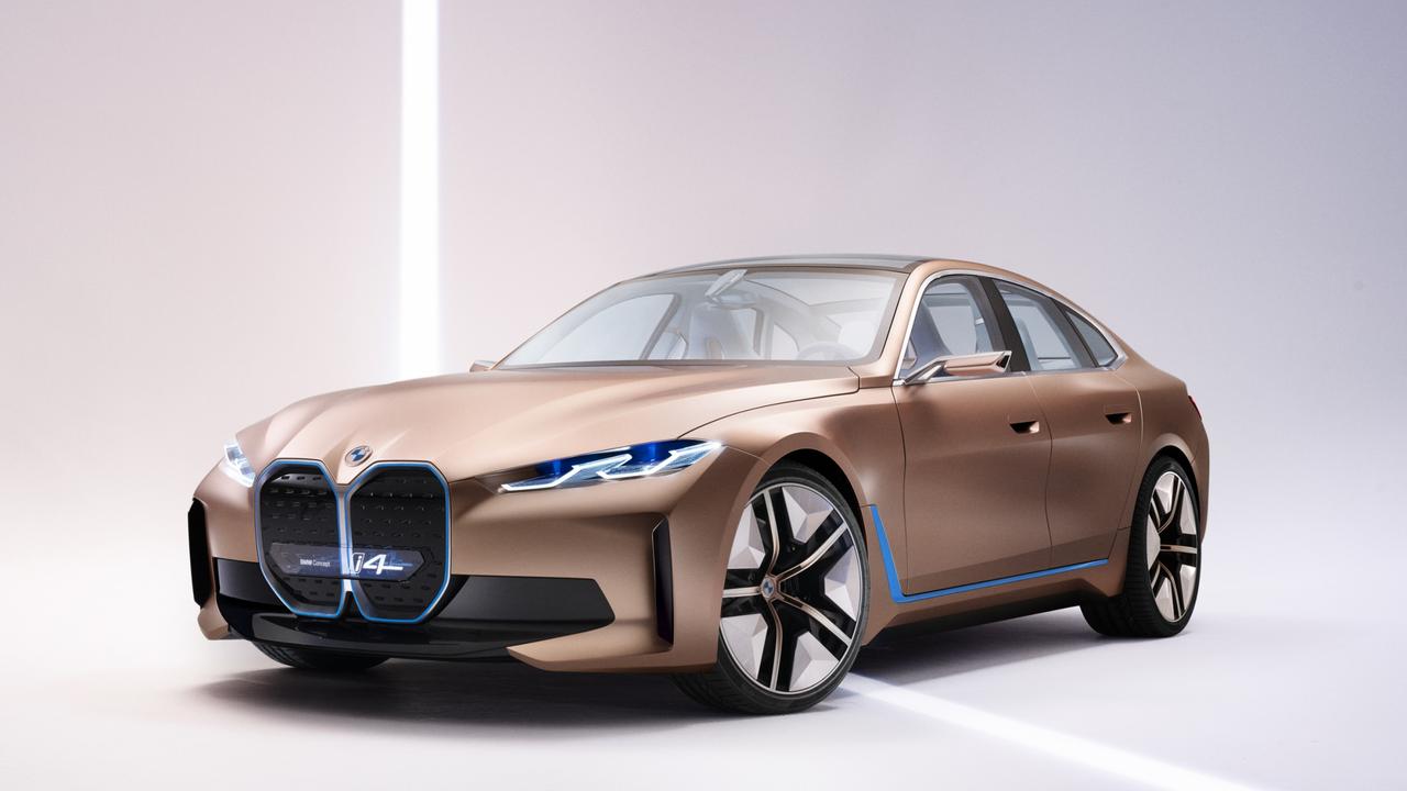 The BMW i4 concept previews the production version which will be built later this year.