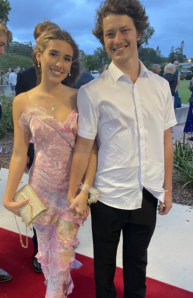 Willow and Thomas at the 2023 Mountain Creek State High formal.