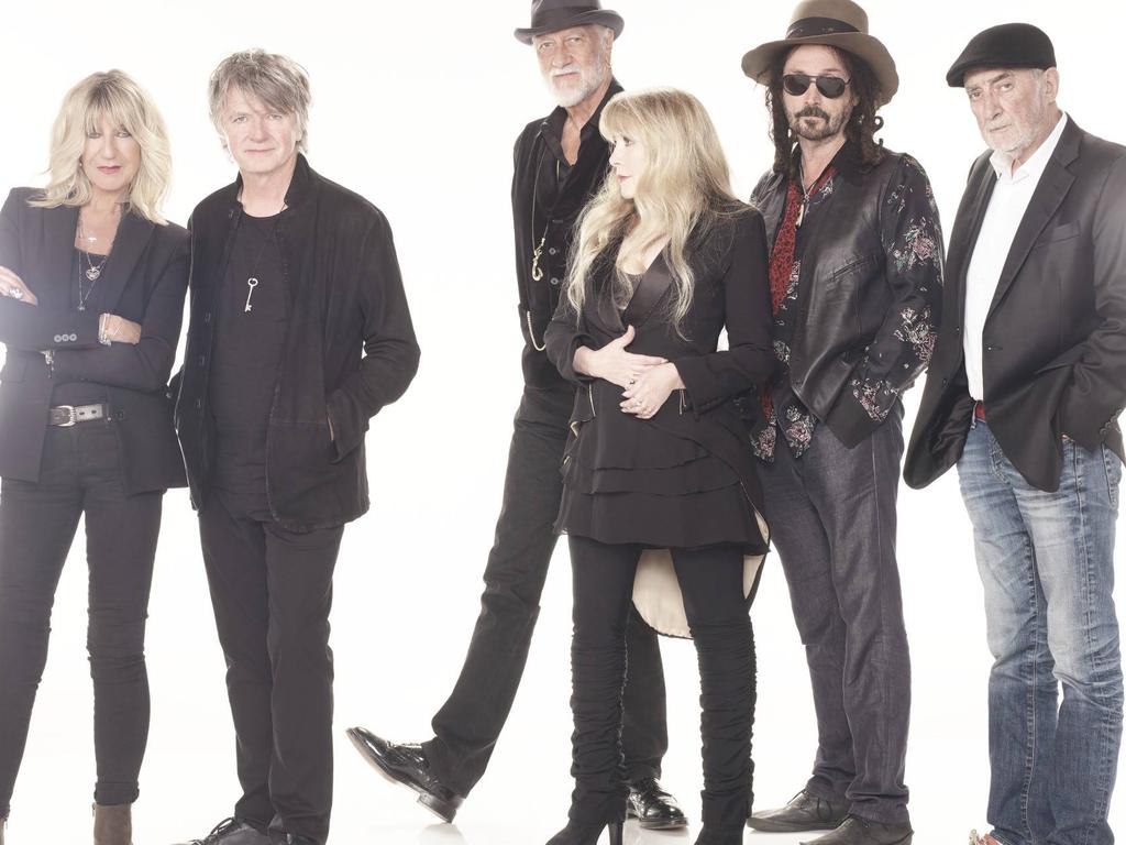 Fleetwood Mac with ‘our Neil Finn’. Picture: Facebook