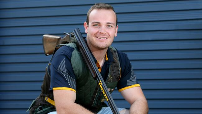 Skeet shooter Paul Adams. Picture: Chris Higgins