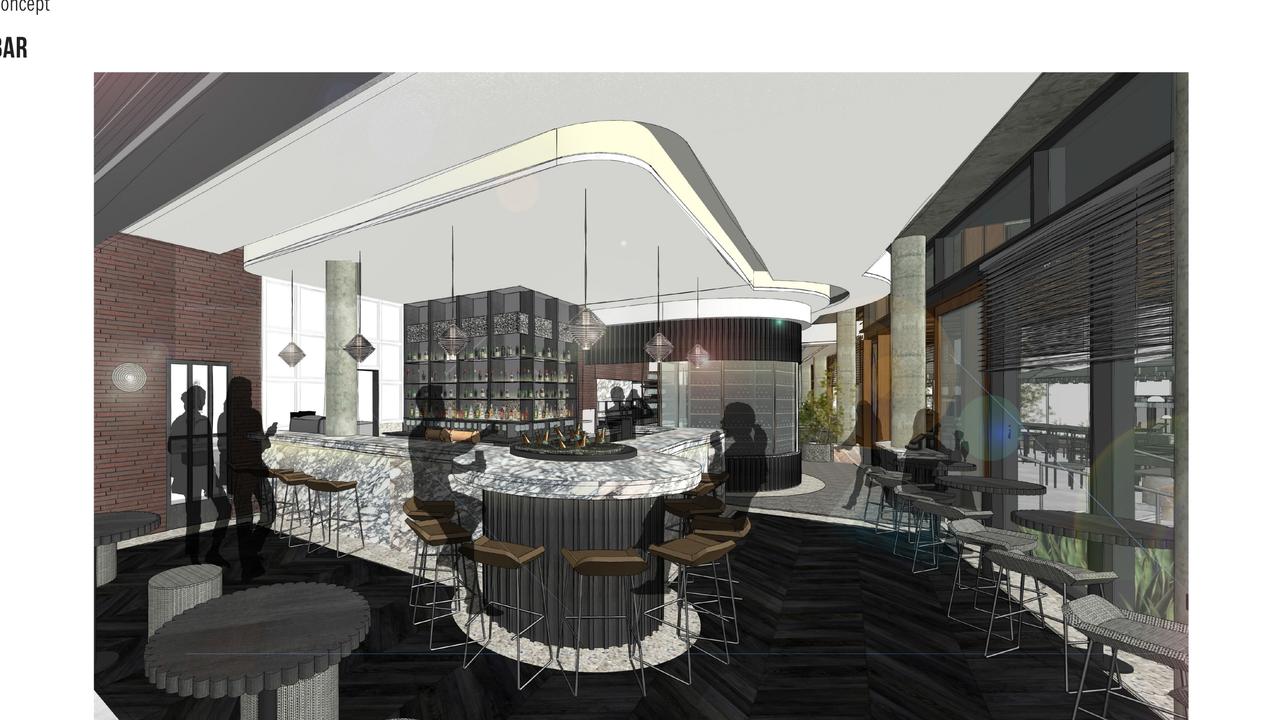 A render of new steak restaurant Rich and Rare in West End.