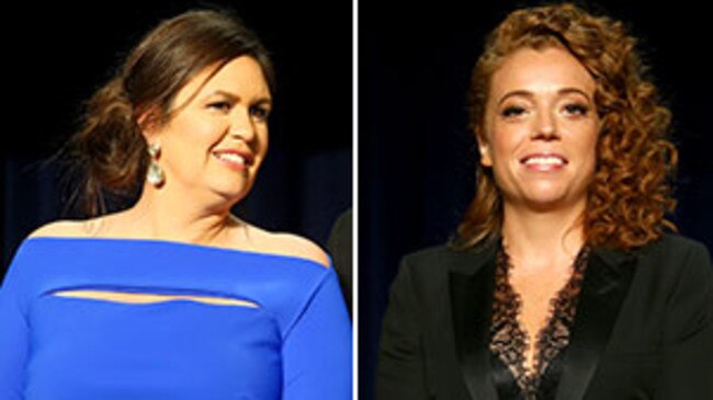 Sarah Huckerbee Sanders, Michelle Wolf