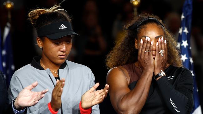 Naomi Osaka’s US Open victory has been overshadowed by Serena Williams behaving like a child.