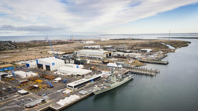 An aerial shot of the Techport precinct at Osborne. Picture: Defence SA