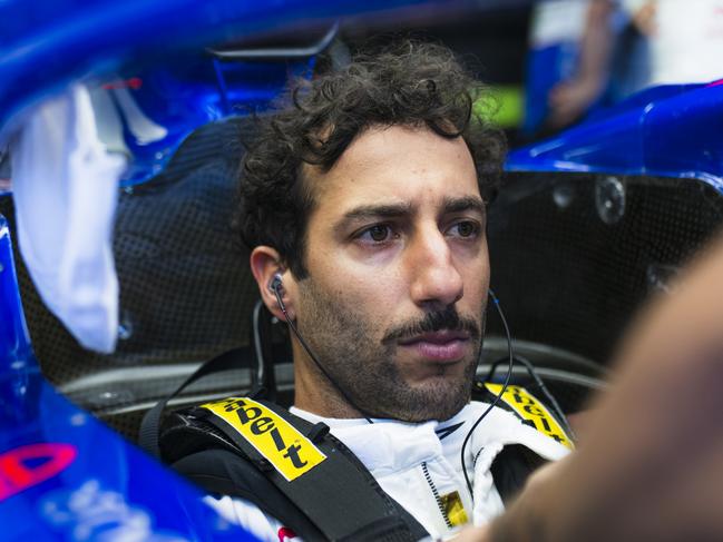 MONTE-CARLO, MONACO - MAY 25: Daniel Ricciardo of Australia and Visa Cash App RB prepares to drive in the garage prior to qualifying ahead of the F1 Grand Prix of Monaco at Circuit de Monaco on May 25, 2024 in Monte-Carlo, Monaco. (Photo by Rudy Carezzevoli/Getty Images)