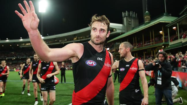 Jobe Watson says he’s left the Bombers in ripping shape. Picture: Getty Images