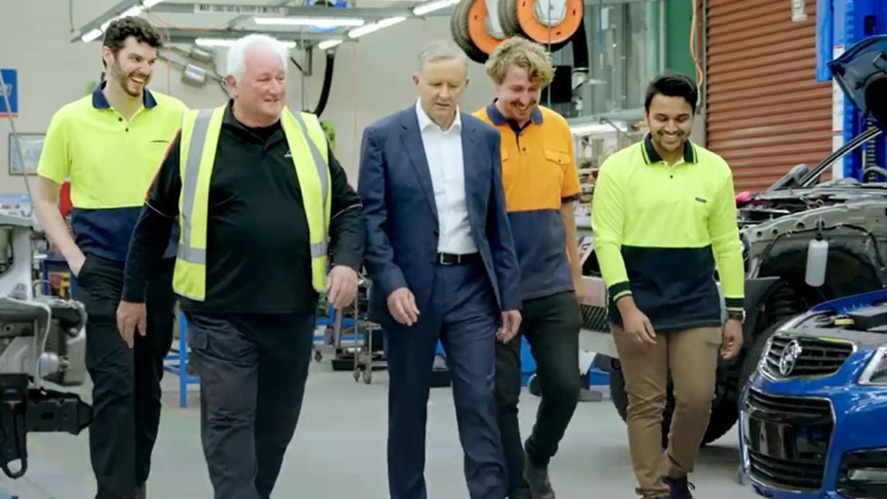 Labor leader Anthony Albanese also released a campaign ad on Saturday afternoon. Photo: Supplied