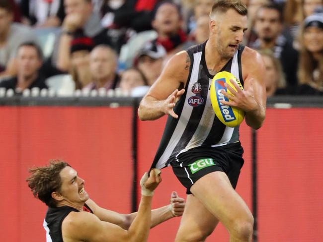 Lynden Dunn has been a brilliant pick up for Collingwood. Picture: Alex Coppel