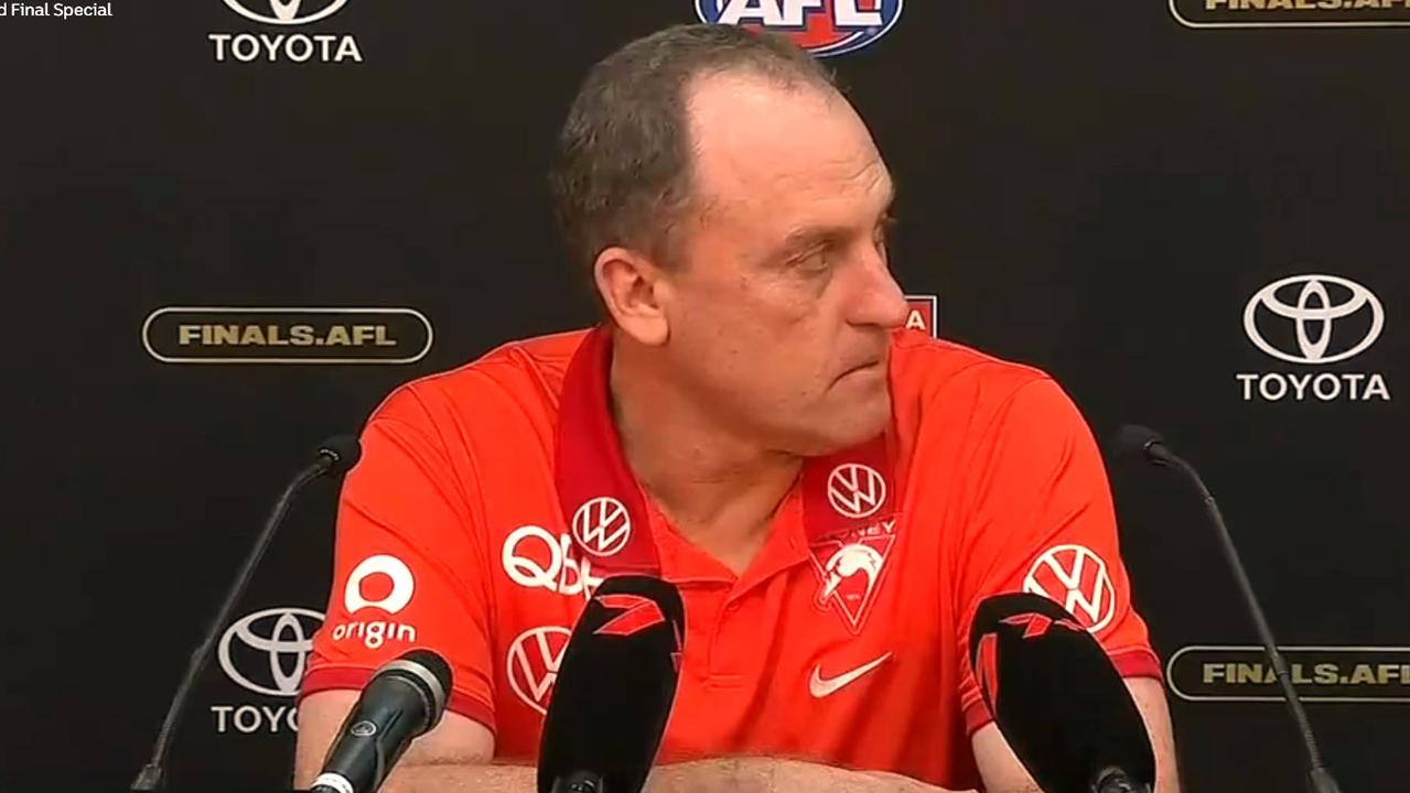 ‘Should not happen’: Swans coach storm erupts after insult