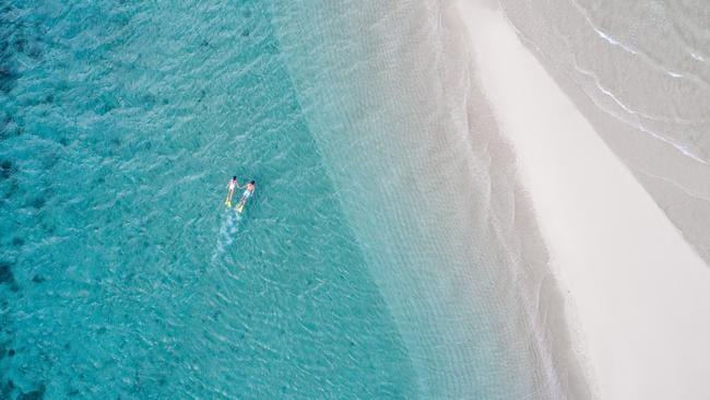 The white stuff. Whitehaven beach, near Hayman island.