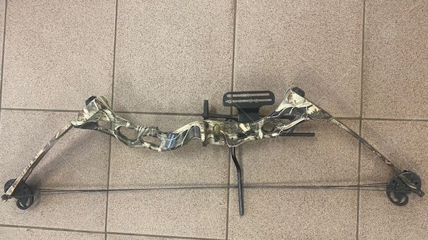 Police seized a crossbow at Death’s property. File image.