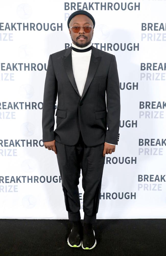 will.i.am attends the 2020 Breakthrough Prize at NASA Ames Research Center on November 03, 2019 in California. Picture: Kelly Sullivan