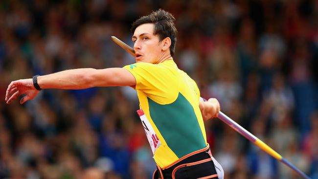 Jake Stein competes at the 2014 Commonwealth Games in Glasgow. Picture: Cameron Spencer/Getty Images.