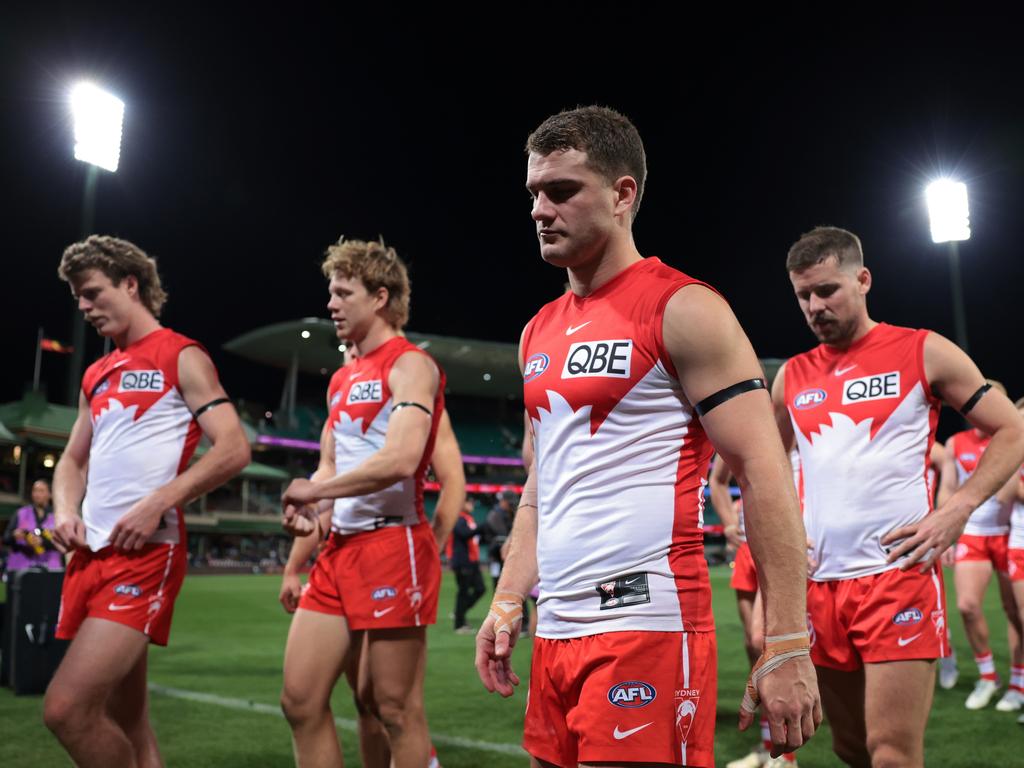 Sydney have been left to rue plenty of missed chances, particularly in games at home. Picture: Mark Metcalfe/AFL Photos/via Getty Images