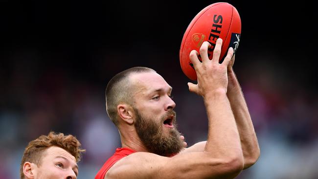 Max Gawn’s Round 1 shocker is in the rearview mirror. Pic: Getty Images