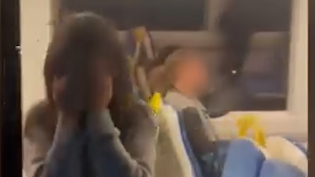 Teens terrorise commuters on peak hour train