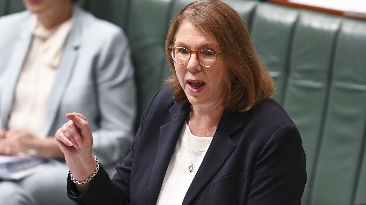 Transport Minister Catherine King hit back at the Coalition during Question Time. Picture: NCA NewsWire / Martin Ollman