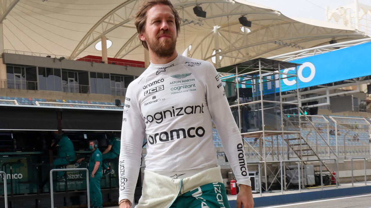 Sebastian Vettel drops the truth bomb. Photo by Giuseppe CACACE / AFP