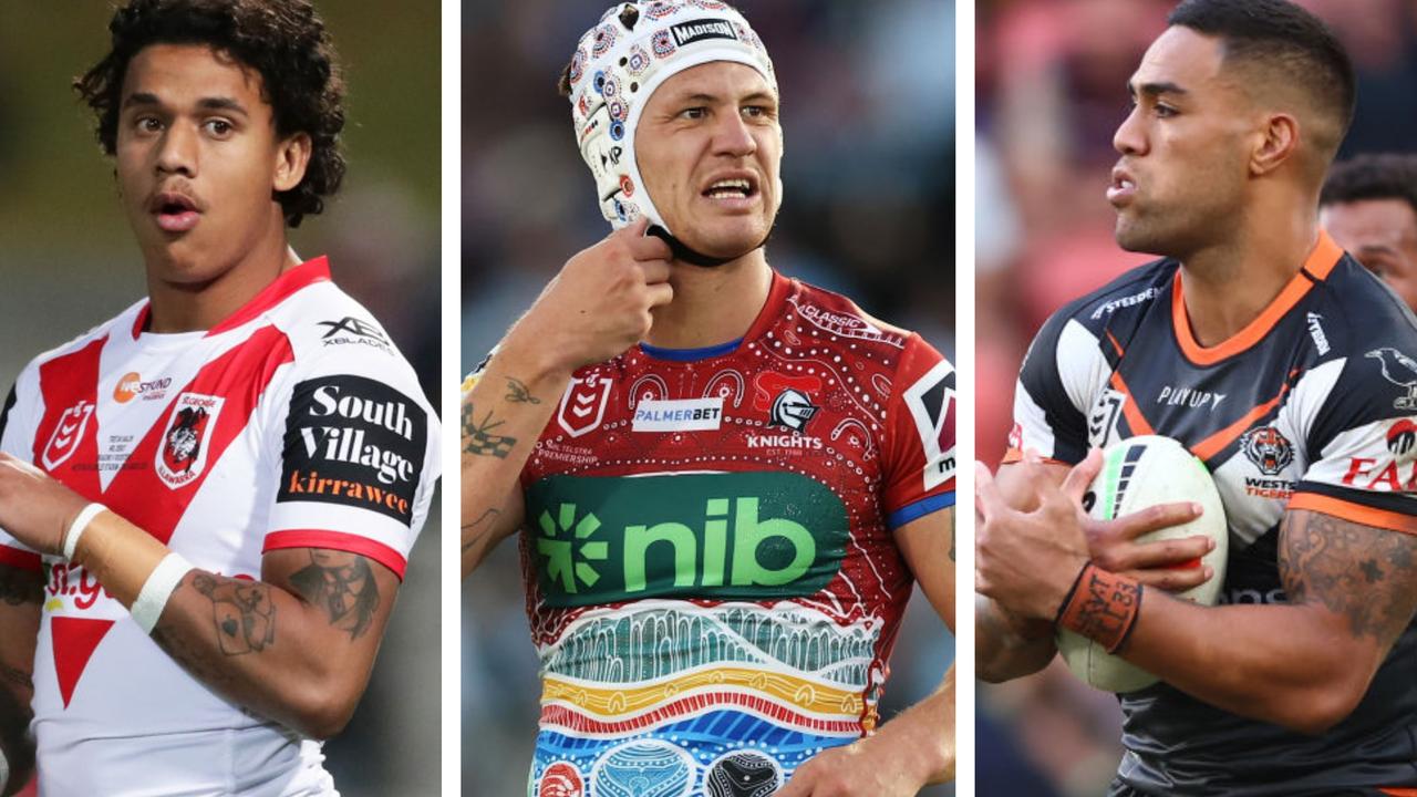 Tristian Sailor, Kalyn Ponga and Joe Ofahengaue. Getty