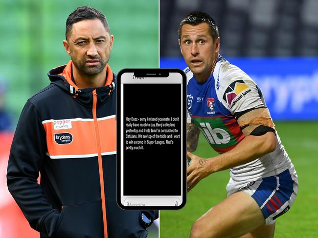 Why Mitchell Pearce knocked back Benji Marshall's plea.