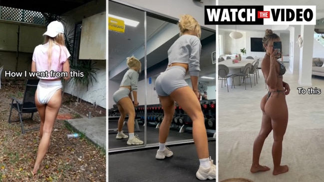 Tammy Hembrow wears TINY workout shorts to the gym on the Gold Coast