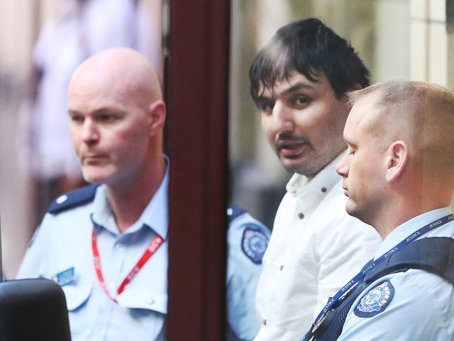 James "Dimitrious" Gargasoulas leaves the Supreme Court of Victoria in Melbourne, Wednesday, January 31, 2019. James Gargasoulas is facing charges accused of murdering six pedestrians on Bourke St. (AAP Image/David Crosling) NO ARCHIVING