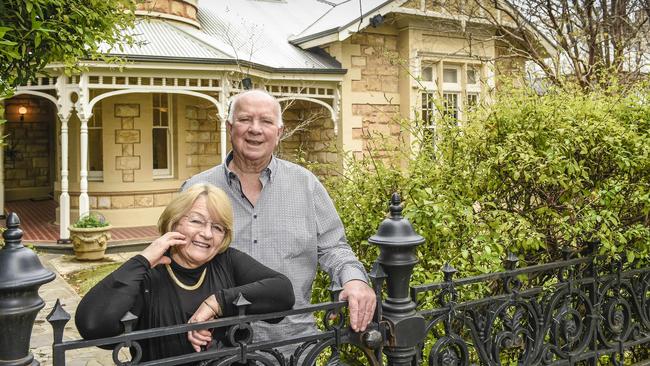 Pauline and Craig Rooney at their Rose Park home. Picture: Roy Van Der Vegt